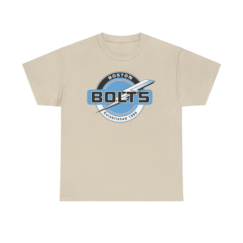 Load image into Gallery viewer, Boston Bolts Massachusetts Soccer League 1986 T-shirt
