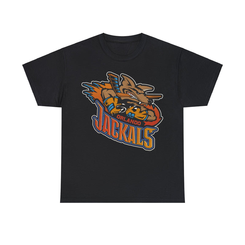 Load image into Gallery viewer, Orlando Jackals Logo Nostalgic Defunct Retro Hockey T-shirt
