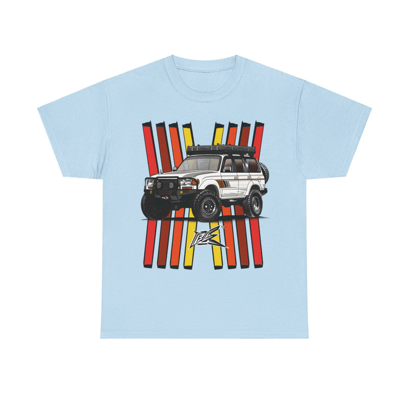 Load image into Gallery viewer, Toyota Land Cruiser LC80 Retro TRD Racing Banner Car T-shirt
