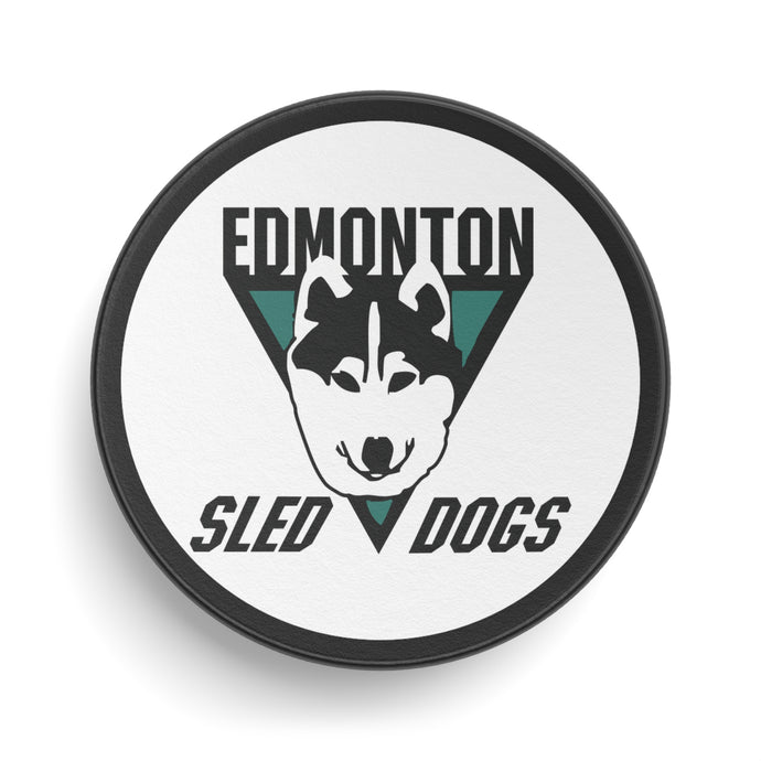 Edmonton Sled Dogs Roller International Canada 1994 Hockey Puck