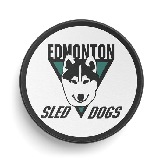 Edmonton Sled Dogs Roller International Canada 1994 Hockey Puck