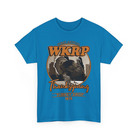 WKRP Radio Station Turkey Drop Cincinatti Ohio 1972 T-shirt