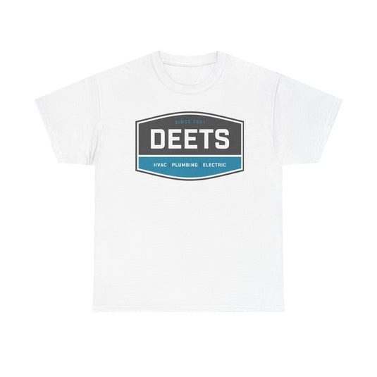 Deets Mechanical T-Shirt - HVAC Plumbing Electric Industry Logo Tee