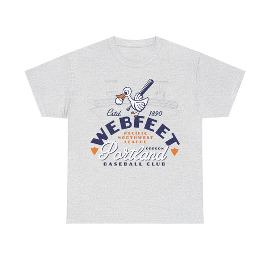 Portland Webfeet Est 1890 Oregon Baseball T-shirt