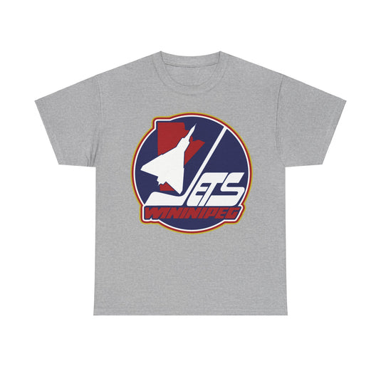 Winnipeg Jets Red Blue Logo Hockey Team T-shirt