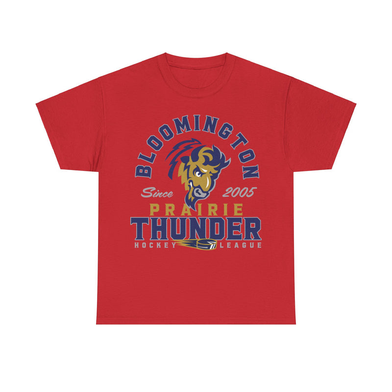 Load image into Gallery viewer, Bloomington Prairie Thunder Est 2005 Illinois Hockey Team T-shirt
