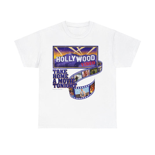 Hollywood Video Retail Movie Store Nostalgic Logo T-shirt