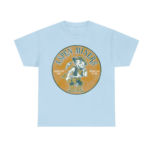 Aspen Miners Nostalgic Retro Baseball T-shirt