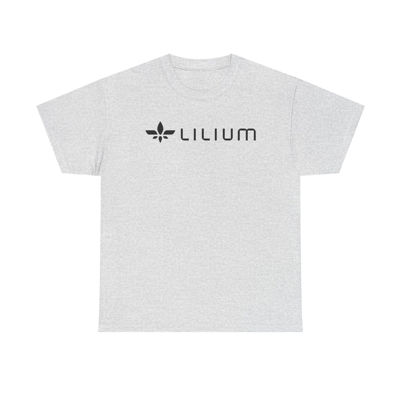 Load image into Gallery viewer, Lilium T-Shirt Bankrupt Electric Aircraft Company Defunct Aviation Logo Tee

