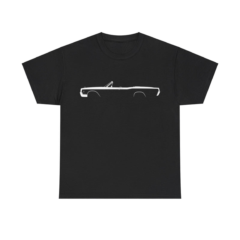 Load image into Gallery viewer, Lincoln Continental Convertible 1966 Silhouette Car T-shirt
