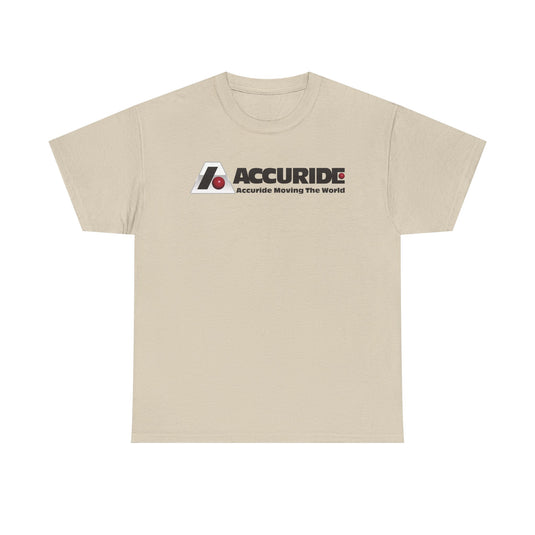 Accuride T-Shirt Defunct Moving Company Logo Tee Moving The World