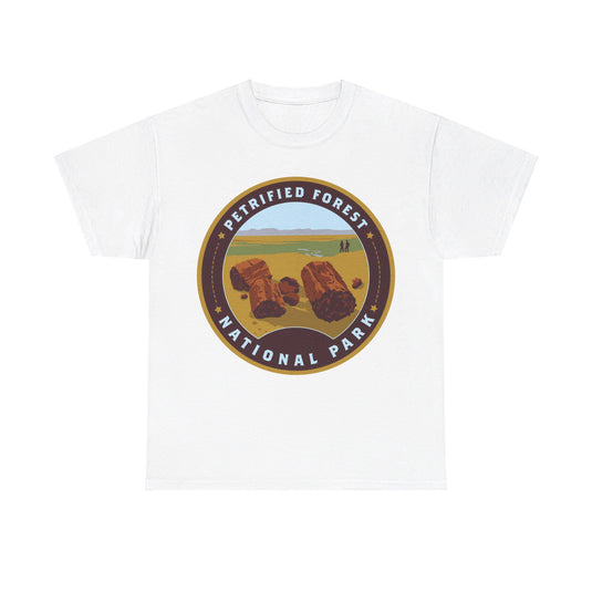 Petrified Forest National Park Arizona Round Logo T-shirt