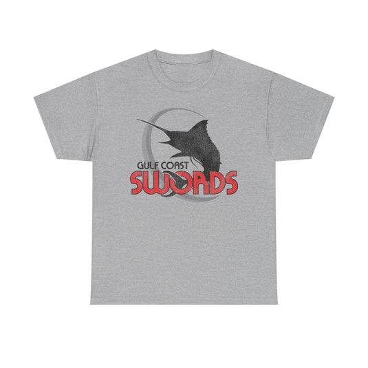 Gulf Coast Swords Hockey Team Nostalgic Logo T-shirt