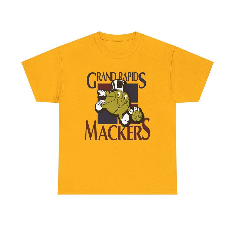 Load image into Gallery viewer, Grand Rapids Mackers Michigan CBA Basketball 1994-1996 T-shirt
