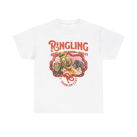 Ringling Brothers Greatest Show on Earth Nostalgic Retro Logo T-shirt