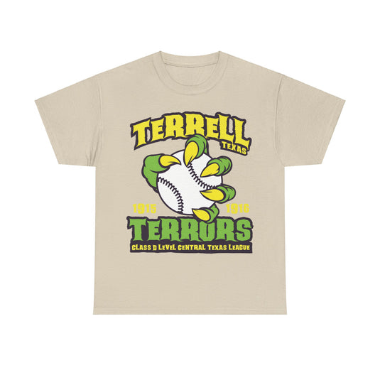 Terrell Terrors Est 1915 Texas Baseball T-shirt