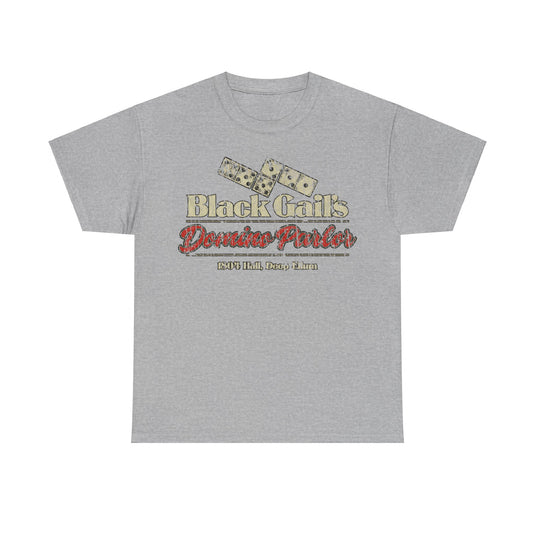 Black Gails Domino Parlor Deep Ellum Texas T-shirt