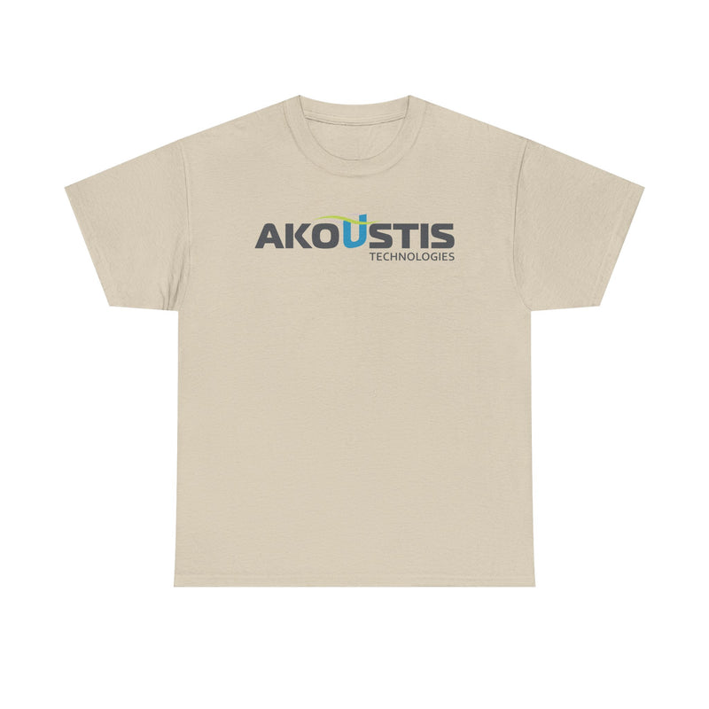 Load image into Gallery viewer, Akoustis Technologies T-Shirt Bankrupt Tech Company Defunct Logo Tee
