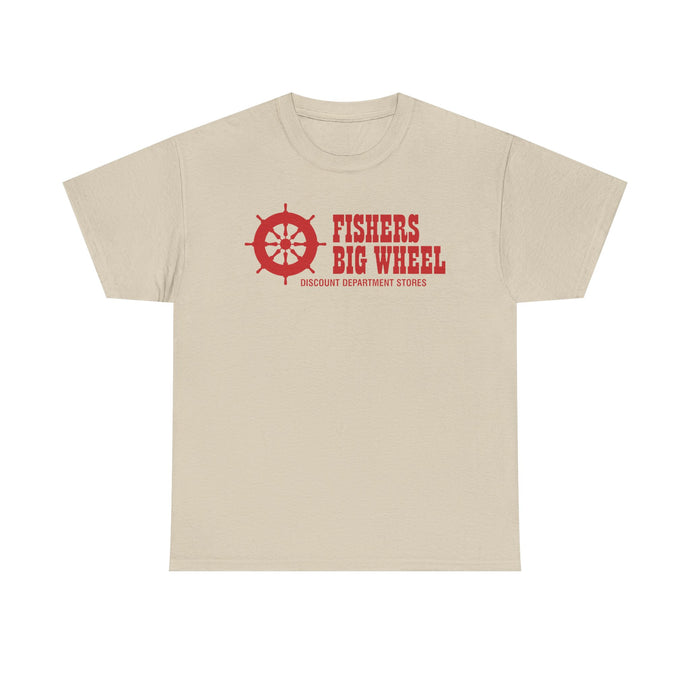 Fishers Big Wheel Discount Department Stores Ship Logo T-Shirt