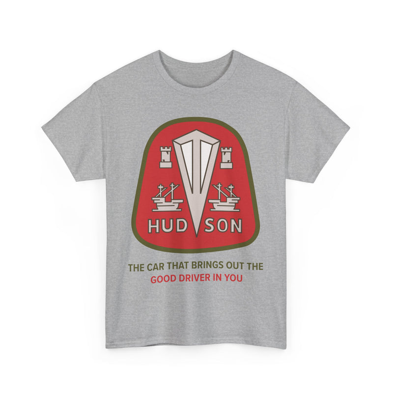 Load image into Gallery viewer, Hudson The Car That Brings Out Good Driver In You T-shirt
