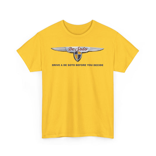 DeSoto Drive Before You Decide Chrome Wing Emblem T-shirt