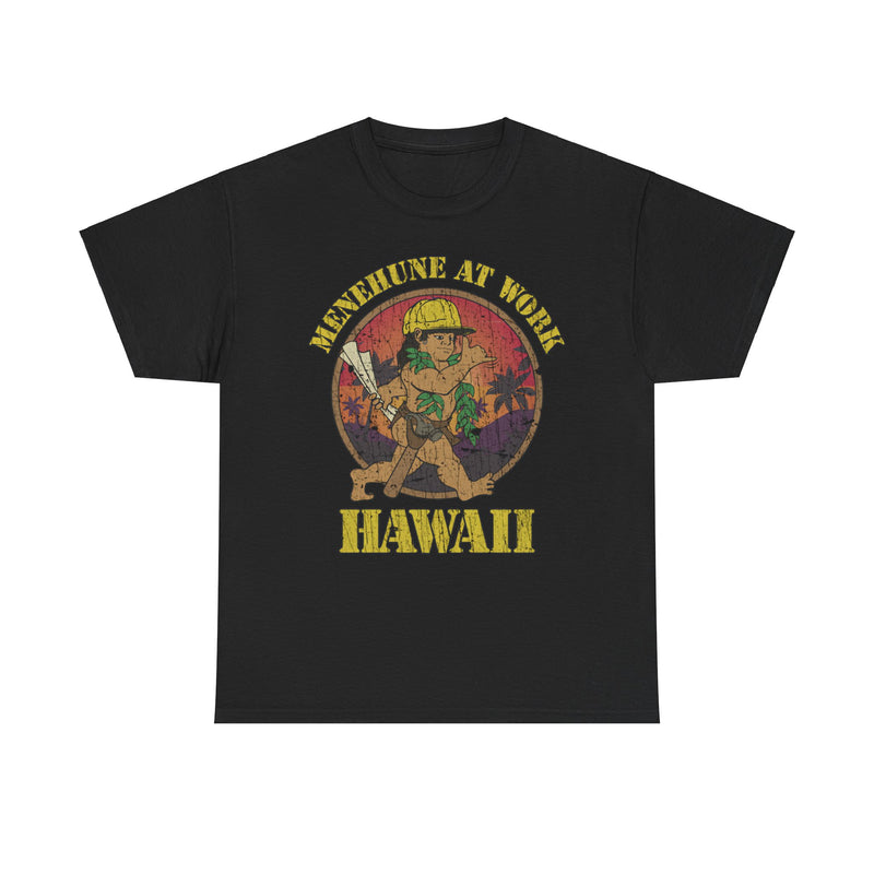 Load image into Gallery viewer, Menehune at Work Hawaii Nostalgic T-shirt
