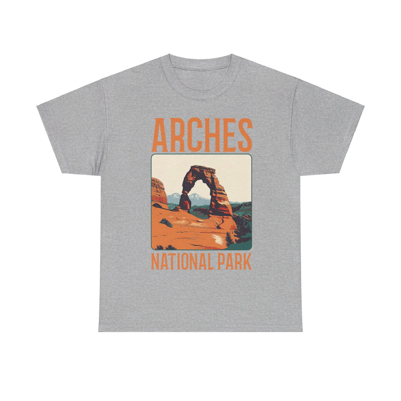 Load image into Gallery viewer, Arches National Park Utah Poster Print T-shirt
