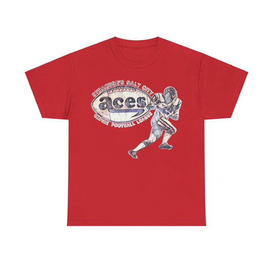 Salt City Aces New York Logo Football Team T-shirt