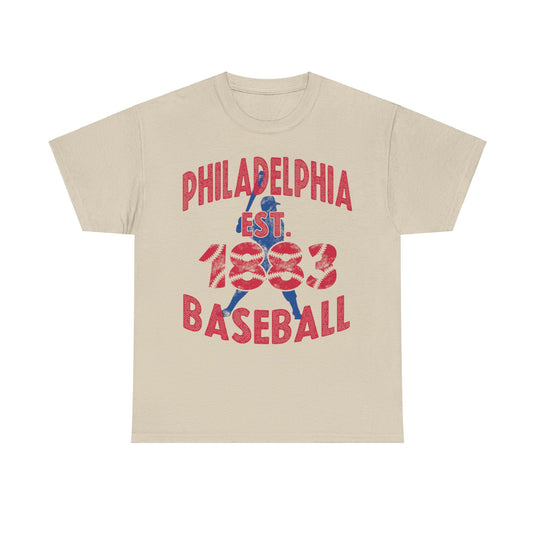 Philadelphia Baseball Est 1883 Nostalgic Retro Baseball Team T-shirt