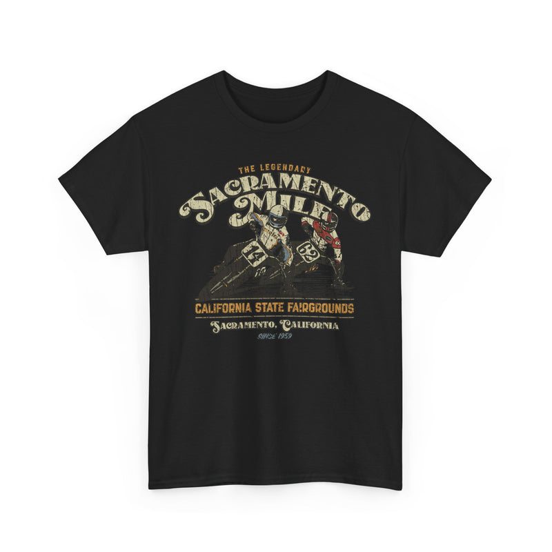 Load image into Gallery viewer, The Legendary Sacramento Mile 1959 California Motorcycle Racing T-shirt
