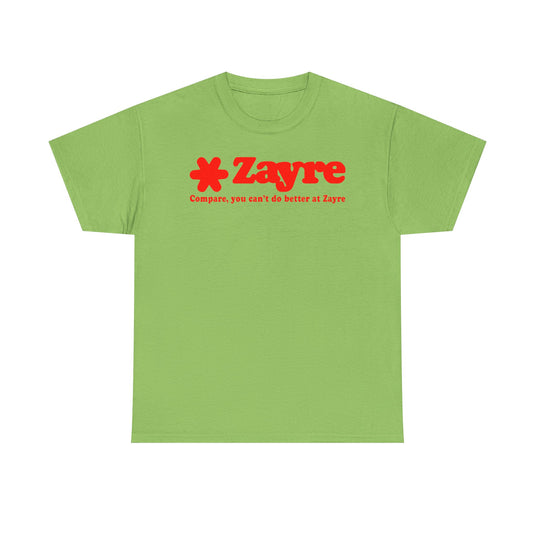 Zayre Compare You Can't Do Better Red Star Logo Discount Store Chain T-shirt