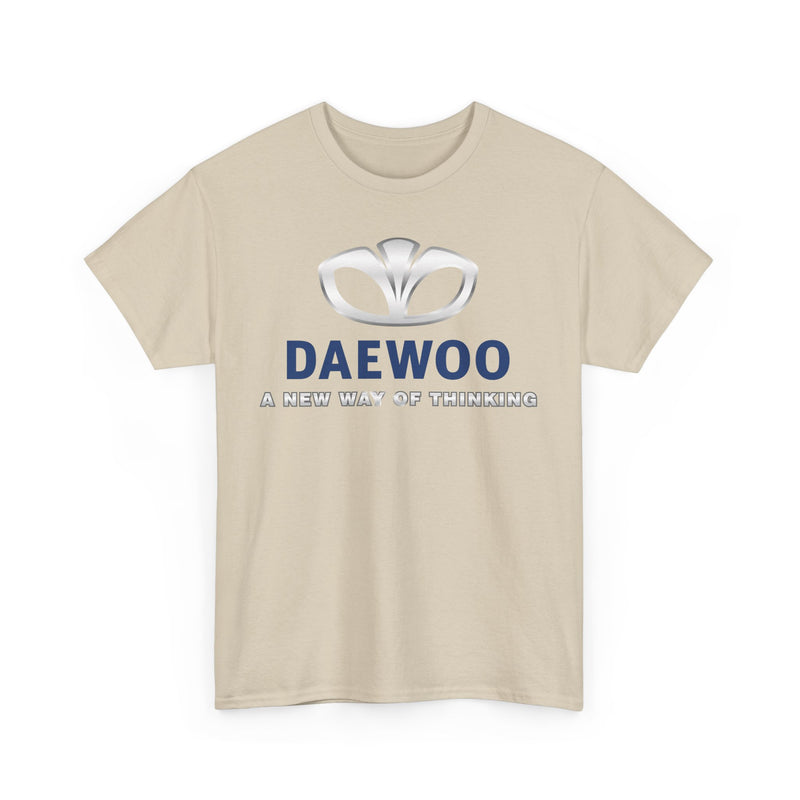 Load image into Gallery viewer, Daewoo A New Way of Thinking Korean Auto Brand T-shirt

