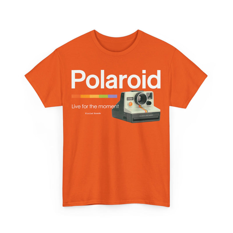 Load image into Gallery viewer, Polaroid &quot;Live for the Moment&quot; Commemorative T-Shirt
