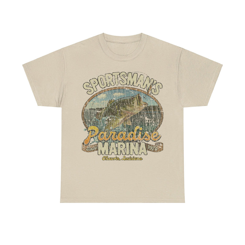 Load image into Gallery viewer, Sportsmans Paradise Louisiana Marina Store T-shirt
