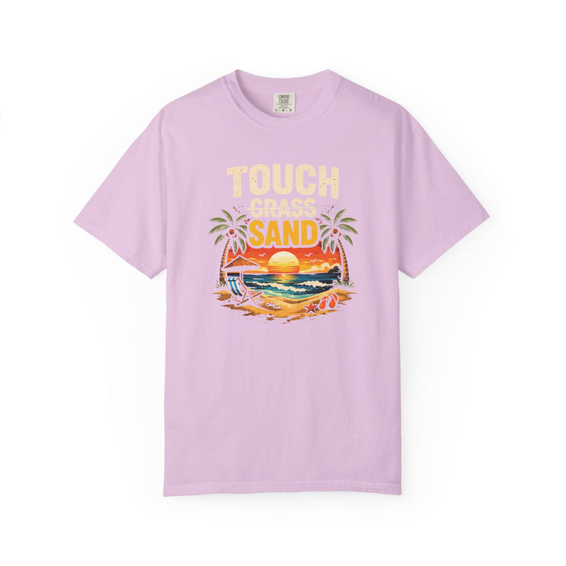 Load image into Gallery viewer, Touch Grass Sand Credit Card Points Miles Travel T-shirt

