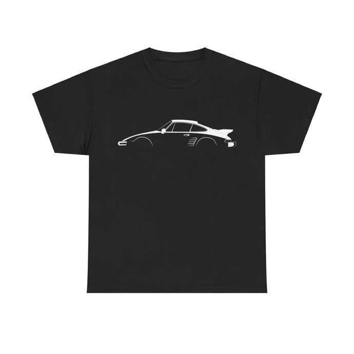 Porsche 911 Turbo Flachbau 930 Silhouette Car T-shirt