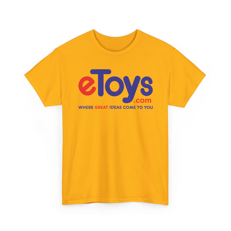 Load image into Gallery viewer, Etoys.com Logo T-Shirt Where Great Ideas Come To You
