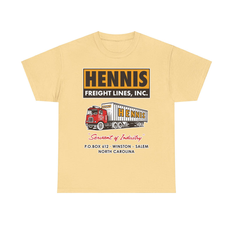 Load image into Gallery viewer, Hennis Freight Lines North Carolina Trucking T-shirt
