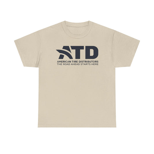 ATD American Tire Distributors T-Shirt Defunct Company Road Ahead Starts Here