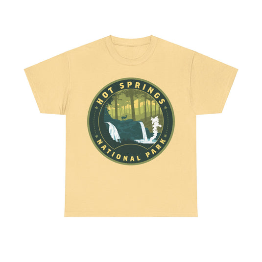 Hot Springs National Park Arkansas Round Logo T-shirt