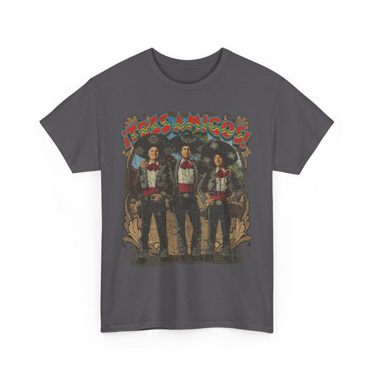 Tres Amigos 1986 Comedy Western Cowboy Movie T-shirt