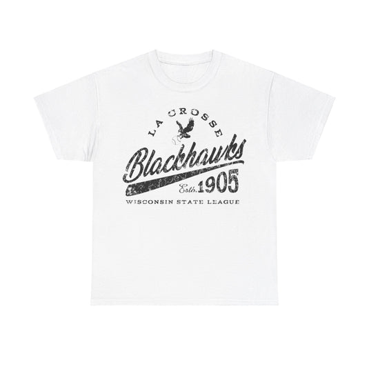 La Crosse Blackhawks Est 1905 Wisconsin Baseball T-shirt