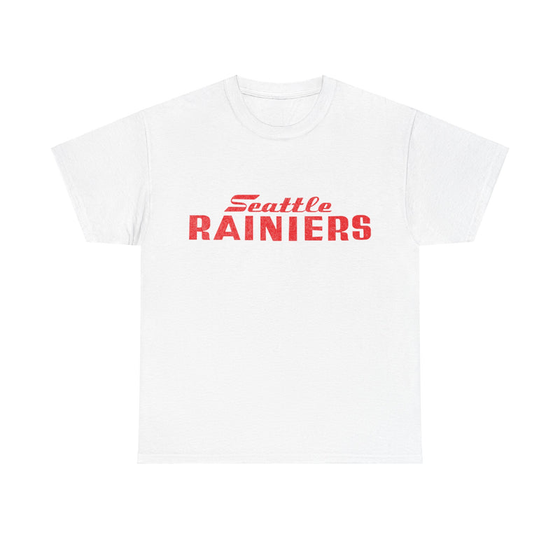 Load image into Gallery viewer, Seattle Rainiers Red Logo Nostalgic Retro Baseball Team T-shirt
