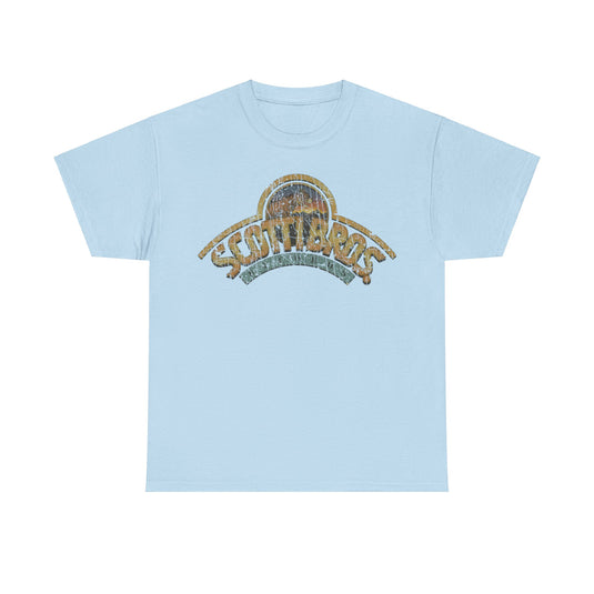 Scotti Brothers Records 1974 Store Distressed Print T-shirt