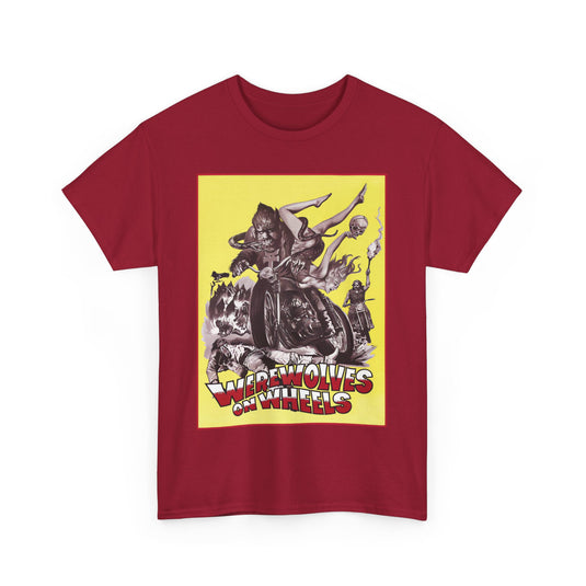 Werewolves on Wheels 1971 Werewolf Biker Gang Horror Action Movie T-shirt