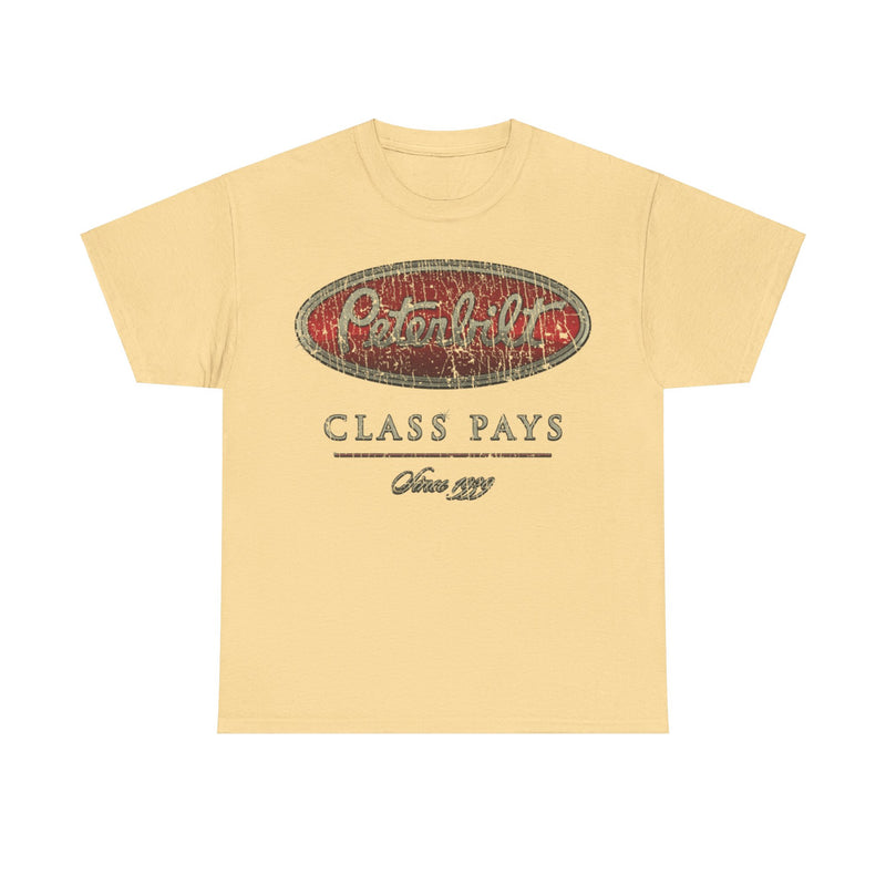 Load image into Gallery viewer, Peterbilt Class Pays 1939 Trucking Nostalgic T-shirt
