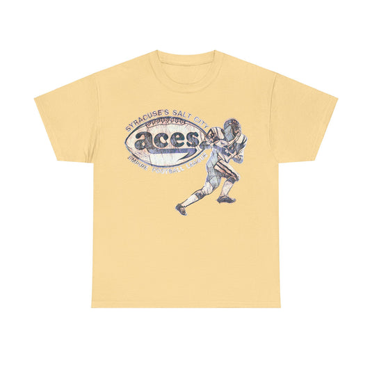 Salt City Aces New York Logo Football Team T-shirt