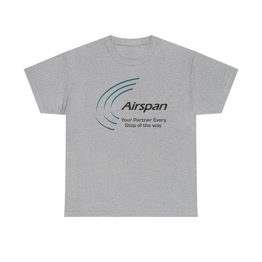 Airspan T-Shirt Defunct Telecom Company Logo Your Partner Every Step Tee