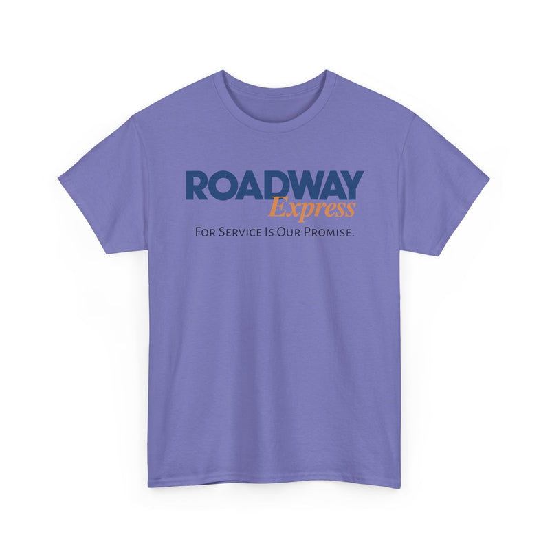 Load image into Gallery viewer, Roadway Express For Service Is Our Promise T-Shirt Logistics Logo
