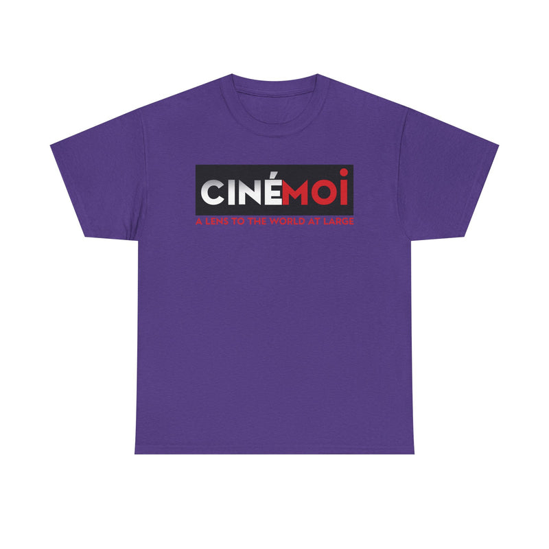 Load image into Gallery viewer, Cinemoi A Lens To The World At Large Logo Graphic T-Shirt Rare Defunct Brand Tee
